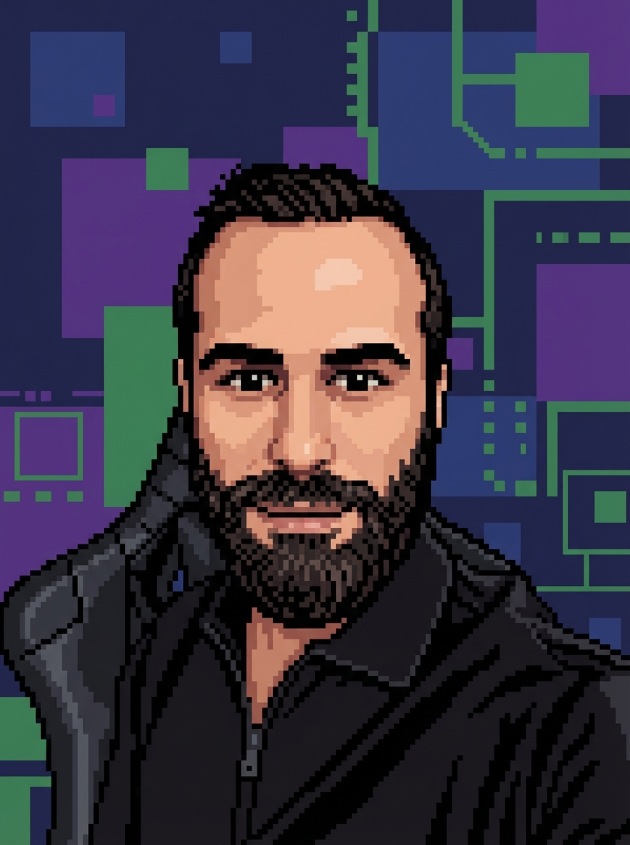 8-bit pixel art avatar of Ivo Rocha, Senior Salesforce Developer